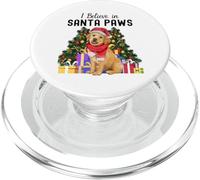 I Believe In Santa Paws - Simpatico cucciolo di labrador natalizio PopSockets PopGrip per MagSafe