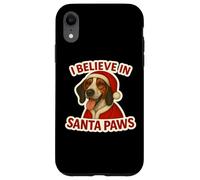 I Believe In Santa Paws Treeing Walker Coonhound Natale Custodia per iPhone XR