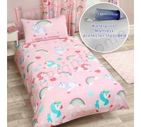 I Believe IN Unicorn Junior Set Copripiumino & Neonato Materasso Protettore