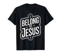 I Belong to Jesus - Fede Religiosa Cristiana Uomo Donna Bambini Maglietta