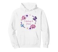 I Belong to Jesus Women Girls Floral Christian Faith White Felpa con Cappuccio