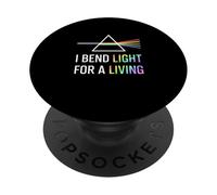 I Bend Light Per Un Vivente Prisma Fisica Ottico PopSockets PopGrip Adesivo