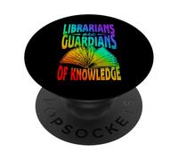 I bibliotecari sono guardiani della conoscenza citazione ispiratrice PopSockets PopGrip Adesivo