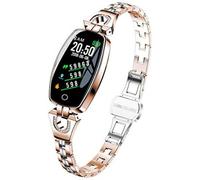 I-BIKE - Smart Lux Resistente allAcqua IP67 Display TFT Bluetooth per Fitness con Contapassi e Cardiofrequenzimetro Colore Oro - Italia