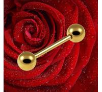 I Bilanciere I Manubrio I FILETTATURA INTERNA 1,2 x 8 mm I Vero 585 ORO MASSI...