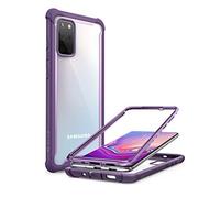 i-Blason Ares Series - Custodia protettiva rigida trasparente per Samsung Galaxy S20+ Plus 5G (2020), da 6,7", colore: Viola