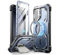 i-Blason Armorbox - Custodia MagSafe per Samsung Galaxy S24 Ultra con supporto per fotocamera [supporto caricabatterie wireless] Custodia a corpo intero a 360 gradi con pellicola protettiva e