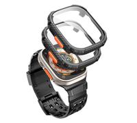 i-Blason Armorbox per Apple Watch Ultra Band [49 mm] Compatibile con Apple Watch Ultra 1 e 2 Cinturino in TPU Resistente e 2 Custodie Bumper [Pro