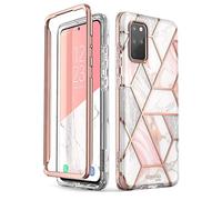 i-Blason Cosmo Series - Custodia per Samsung Galaxy S20+Plus 5G (2020), elegante custodia protettiva glitterata senza pellicola protettiva integrata (marmo) - 6,7"