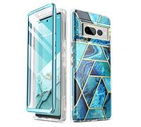i-Blason Cosmo Series - Custodia protettiva per Google Pixel 7 Pro (versione 2022), sottile, a corpo intero, elegante, con pellicola protettiva integrata (oceano)