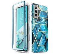 i-Blason Cosmo Series per Samsung Galaxy S21 5G Custodia, Custodia protettiva sottile ed elegante senza protezione per lo schermo integrata (oceano)