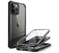 i-Blason Cover per iPhone 13 Pro Max (2021) 6.7 '',con Pellicola Protettiva, Retro Trasparente, Antiurto [Ares] Protezione Completa a 360 Gradi (Nero)