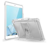 i-Blason Custodia per iPad 9e/8e/7e Gen da 10,2" (2021/2020/2019) [Serie Halo] Proteciton trasparente con cavalletto incorporato, Paraurti interni in TPU (trasparente)