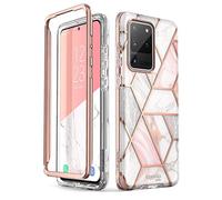 i-Blason Custodia protettiva per Samsung Galaxy S20 Ultra 5g da 6,9", [Cosmo] elegante custodia protettiva paraurti senza pellicola protettiva integrata per Galaxy S20 Ultra (2020) (marmo)