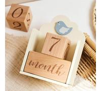I blocchi di età del bambino in legno pratico includono l'anno del mese