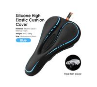 ï¼Blu) Coprisedile per bici Coprisella per bicicletta imbottito in silicone Comodo memory foam traspirante