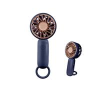 ï¼Blu)Jsdoin Mini ventilatore portatile, potente ventilatore desktop con fibbia, ventilatore USB leggero, adatto a donne alla moda, uomini,