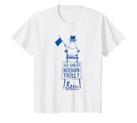 I Blue Moominpappa Winter Games Vanno avanti Moomintroll! Bambini Maglietta