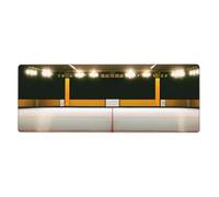 I bordi cuciti a forma di lacrosse da hockey sono adatti per tastiere per uffici e famiglie. Grande tappetino per mouse da gioco con
