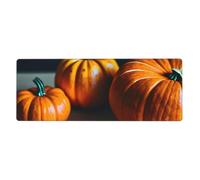 I bordi cuciti a forma di zucca autunnale sono adatti per i tappetini per tastiera per uffici e famiglie. Grande tappetino per mouse da gioco con
