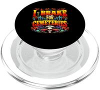 I Brake For Cemeteries Halloween Ghost Stories Supernatural PopSockets PopGrip per MagSafe