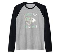 I Brake for Ghosts, appassionato di Spiriti ossessionanti, paranormali Maglia con Maniche Raglan
