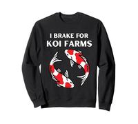 I Brake for Koi | Funny Koi Fish Lover & Pond Enthusiast Felpa