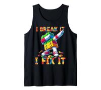 I Break It I Fix It Funny Blocks Bricks Toy Master Builder Canotta