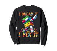 I Break It I Fix It Funny Blocks Bricks Toy Master Builder Felpa