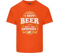 I Brew Beer Qual È Il Tuo Superpotere? Alcohol Uomo Cotone T-Shirt Tee Top