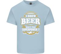 I Brew Beer Qual È Il Tuo Superpotere? Alcohol Uomo Cotone T-Shirt Tee Top