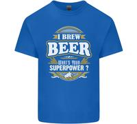 I Brew Beer Qual È Il Tuo Superpotere? Alcohol Uomo Cotone T-Shirt Tee Top