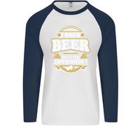 I Brew Beer Qual È Il Tuo Superpotere? Alcol Uomo L/S Maglietta Baseball