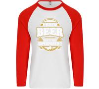 I Brew Beer Qual È Il Tuo Superpotere? Alcol Uomo L/S Maglietta Baseball