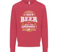 I Brew Birra Whats il Tuo Superpotere? Alcol Uomo Felpa Maglione