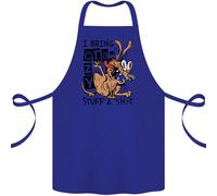 I Bring Pazzo Roba & Sh # T Divertente Cane Cotone Grembiule 100% Biologico