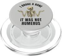 I Broke a Bone - Frattura Divertente Umorismo Frattura PopSockets PopGrip per MagSafe