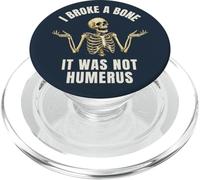 I Broke a Bone - Frattura Divertente Umorismo Frattura PopSockets PopGrip per MagSafe