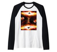 I buchi neri paralleli sono un fantastico fanatico della scienza spaziale galattica Maglia con Maniche Raglan