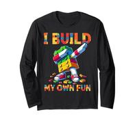 I Build My Own Fun Master Builder Dabbing Toy Funny Maglia a Manica