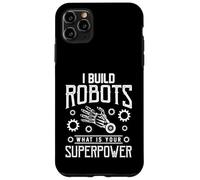 I Build Robots Divertente Robotica Ingegneria Ingegnere Uomini Donne Custodia per iPhone 11 Pro Max