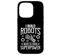 I Build Robots Divertente Robotica Ingegneria Ingegnere Uomini Donne Custodia per iPhone 14 Pro