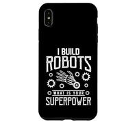 I Build Robots Divertente Robotica Ingegneria Ingegnere Uomini Donne Custodia per iPhone XS Max
