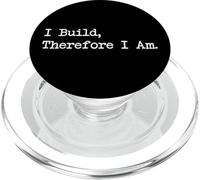 I Build So I Am Funny Woodworking Citazione PopSockets PopGrip per MagSafe