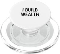 I Build Wealth Citazione motivazionale per gli imprenditori PopSockets PopGrip per MagSafe