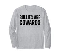 I Bulli Sono codardi Anti bullismo Maglia a Manica