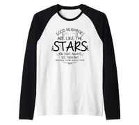 I buoni vicini Sono Come Le Stelle Maglia con Maniche Raglan