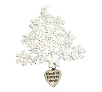 I Buoni Vicini sono come Stelle, Decorazioni di Natale da appendere, Amore per gli Amici, la Famiglia, Decorazioni Fiocchi di Neve Simboleggiano l'Amicizia, per ringraziare I Vicini Amici