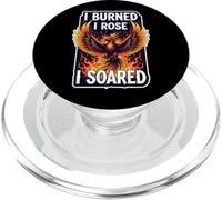 I Burned I Rose I Soared Phoenix Rising Ashes Fire Bird Cool PopSockets PopGrip per MagSafe