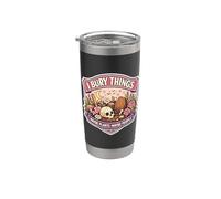 I Bury Things A Volte Piante Persone Divertente Donna Giardiniere Bicchiere termico in acciaio inox doppia parete